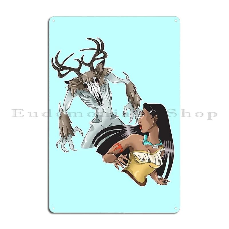 Colors of the Wendigo Wendigogo Metal Sign Iron  Wall Decor Cinema Mural Club Tin Sign Poster