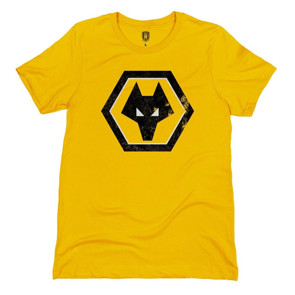 WOLVERHAMPTON WANDERERS FC Premium Cotton Yellow T-Shirt - 1863FC Unisex T-Shirt XXL