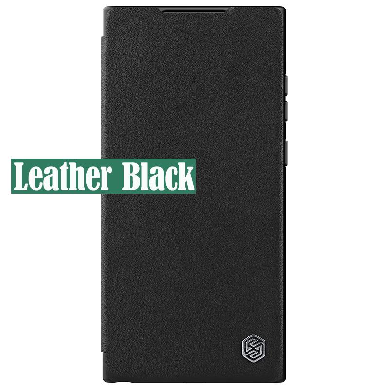 

Nillkin Чехол-книжка для Samsung Galaxy S23 Ultra Qin Pro Кожа Ткань Кармашек для карт Сдвижная камера Книжка Крышка для Samsung S23 S23+ Plus For Samsung S23 чёрный