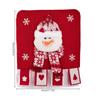 Weihnachts-Stuhlhussen Santa Schneemann Rentier Design Feiertag Festlich Heimdeko Weihnachtsfeier Ornament Einzigartige Weihnachtsdeko Geschenk