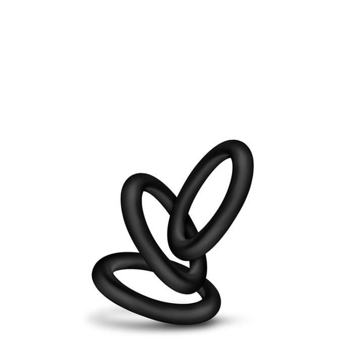 Cockring - Blush-Performance - VS2 - Silicone Premium - Noir - Petit