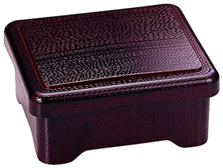 

Японская миска для риса Унаги Fukui Craft PBT Сверхтермостойкая миска под дерево с красным интерьером и черным верхом, подходит для микроволновой печи 45015010 (покрышка