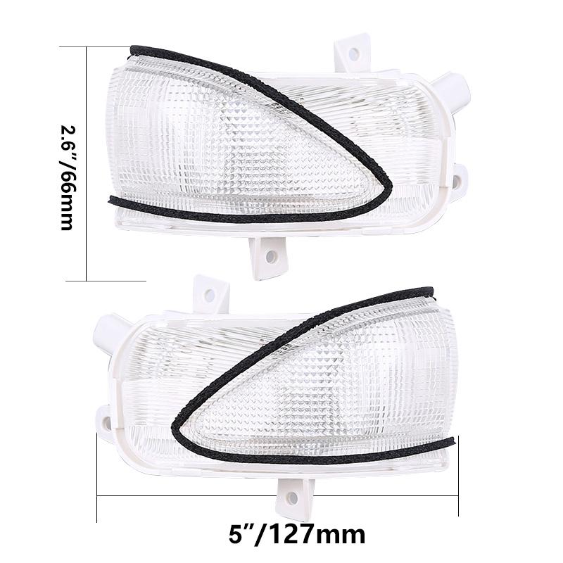 Adequado para Honda Jazz 2009-2013 Espelho Dianteiro Indicador de Seta Luzes LED Lâmpada