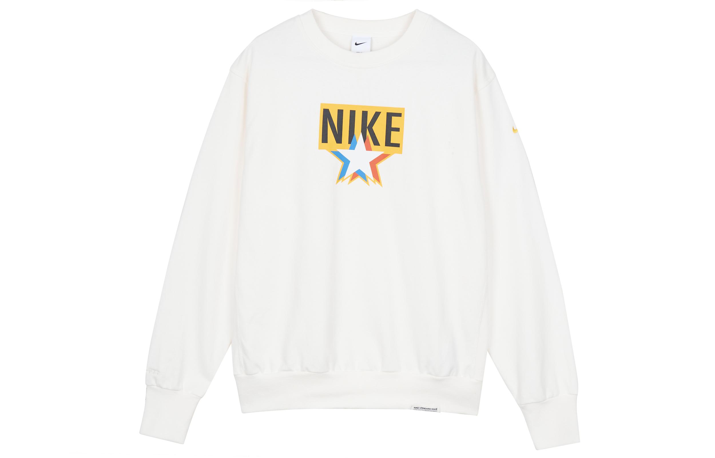 

Nike Sweatshirts Men s Ecru Crew Neck Moderate Regular DH2850-133 XXL