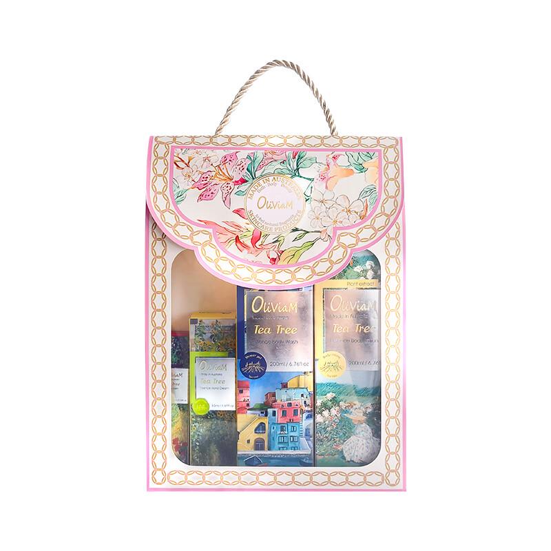 OLIVIAM Sweetheart Floral Tea Tree Skincare Set