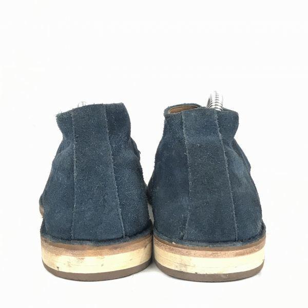 Whoop-de-doo Suede Leather Chukka Boots Men’s 25.5 Navy(USED)