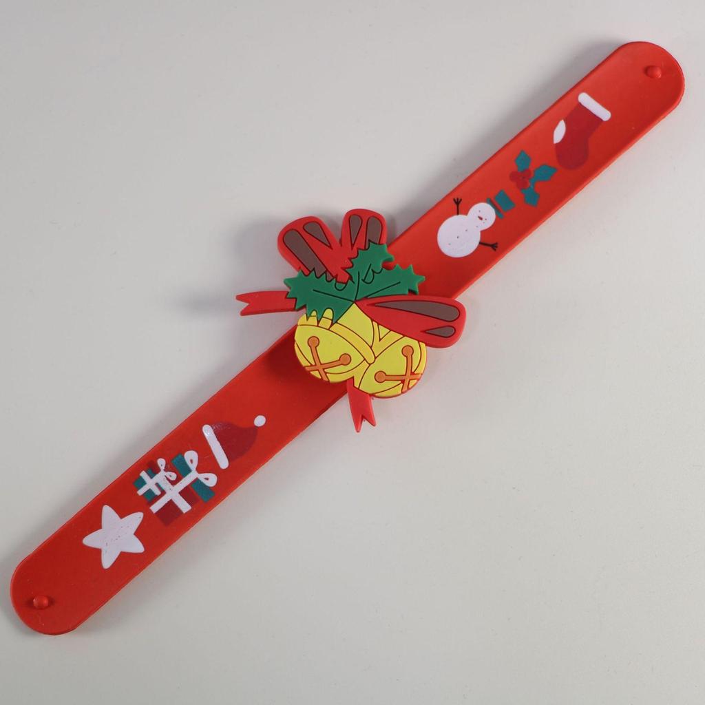 Children's Christmas Snap Bracelet – Holiday Themed Party Toy