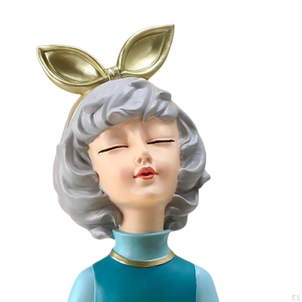 Charming Girl Figurine Organizer for Home Decor