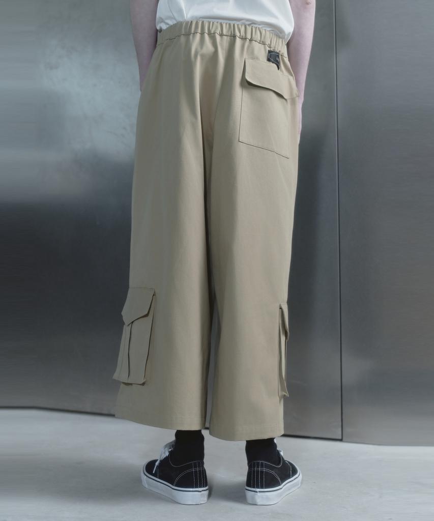 Kilyu Cargo Long Bermuda Pants_Beige