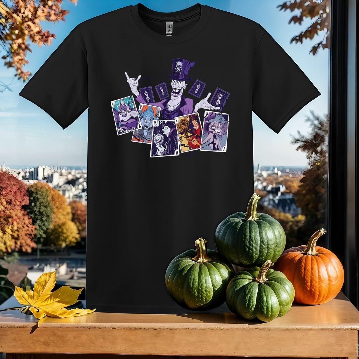 Villains Dr. Facilier Playing T-Shirt Mens Womens Tees Top T Shirt Mens Womens Tees Top Men Women Unisex Tshirt SY810 S