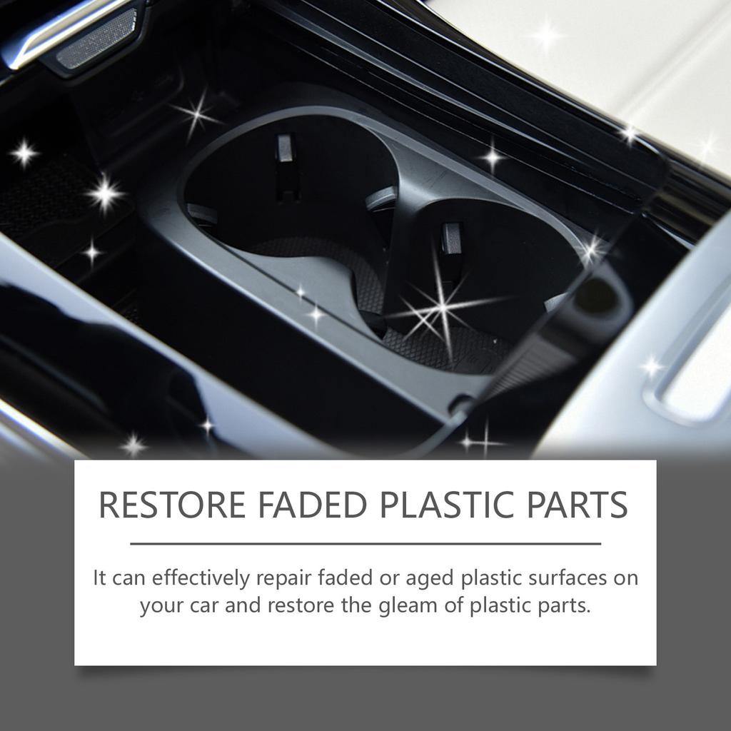 RAYHONG Automotive Plastic Refinisher Clean Interior Stain Removal Scratch Plastic Maintenance Brightening Care Agent