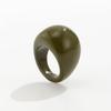 Vintage Irregular Smooth Resin Plastic Ring for Women, New Trend Bohemian Geometric Ring, Aesthetic Party Jewelry