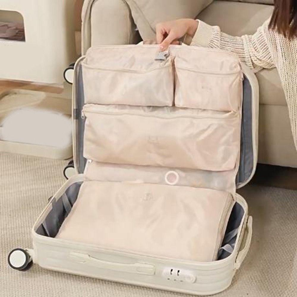 Hangable 6 In 1 Travel Storage Bag Large Capacity Underwear Socks Storage Bag  Travel