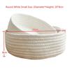 Hand Woven Basket Laundry Basket Storage Office Sundries Handmade Knitting Cotton Hamper