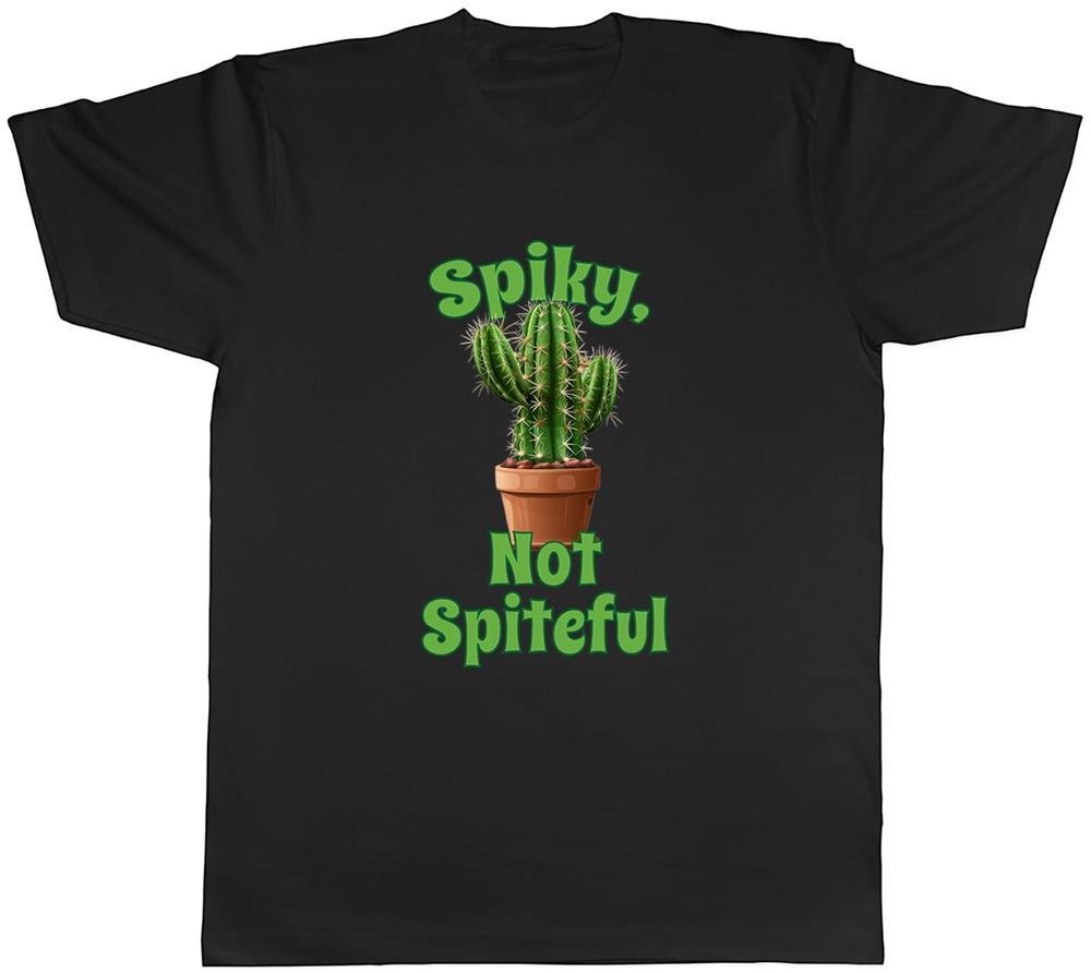 

Spiky Not Spiteful Funny Cactus Cacti Plant Mens T-Shirt Tee Gift Top XL