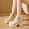 Soft Leather High-heeled Thin Fashion Boots Women's Autumn and Winter New Small High-heeled Boots Versatile White Boots Women