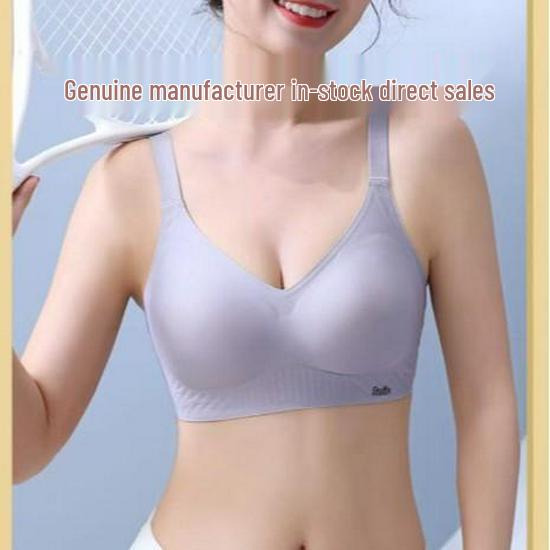 Women s Seamless Sports Bra - Anti-Sag, Lift & Support for Small Busts L чёрный