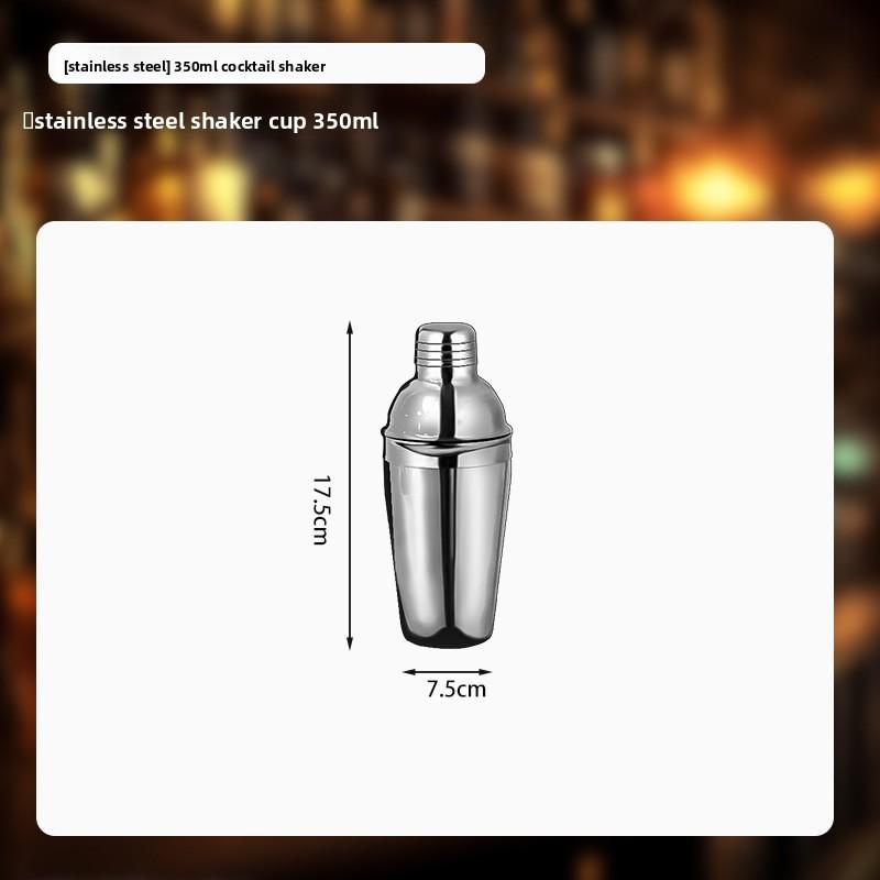 

Stainless Steel Cocktail Shaker Set with Storage Rack, Shaker, Boston Shaker, Bar Special [Stainless Steel]350ml