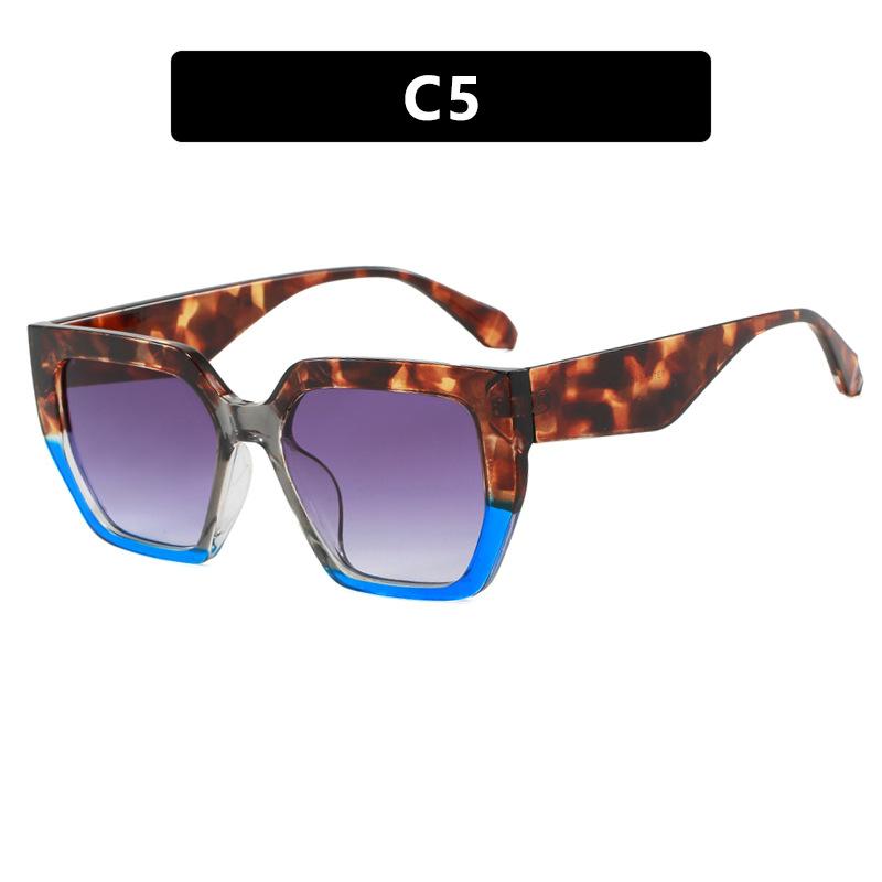 JYL Polygon Big Frame Sunglasses UV400 Unisex Classic Vintage Stylish / 13182