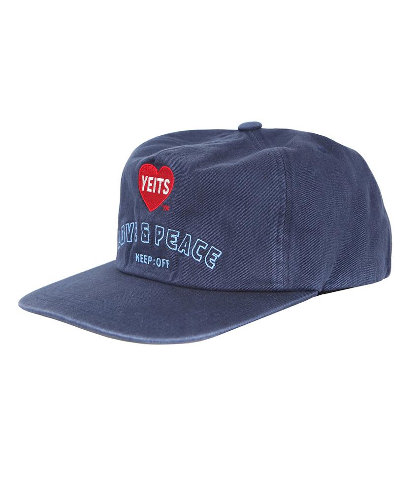 Leopeukingjeu Love And Peace 5-Panel Cap - Navy