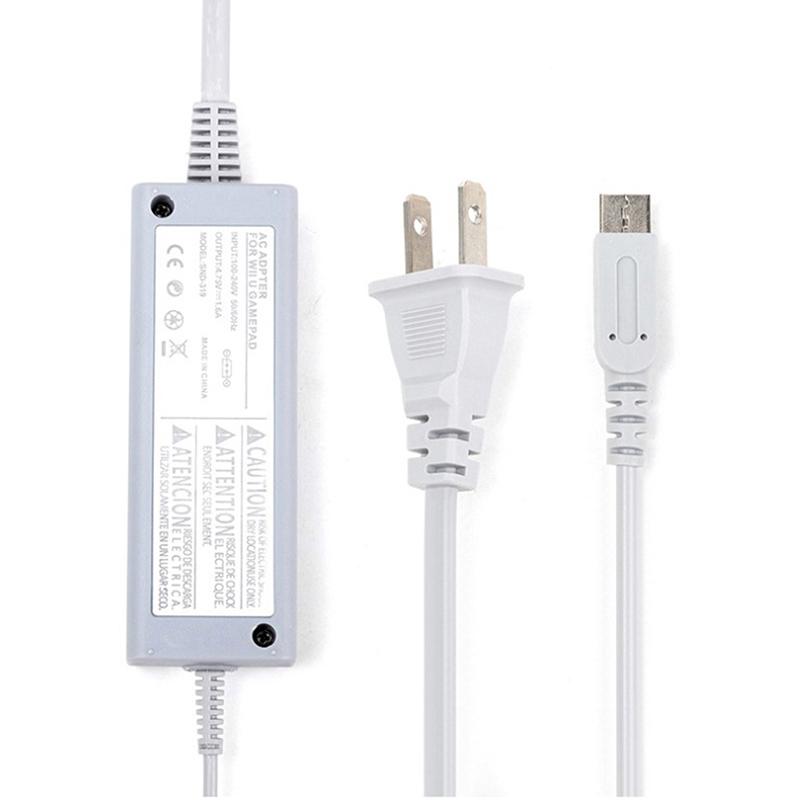 100-240V Ac Charger Adapter For Nintendo Wii U Gamepad Controller Joystick