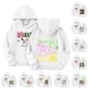 Kids Loose Long Sleeve Sweatshirts Blouse Causal Fashion Solid Color Pullover Hooded Sweatshirts Top With Pocket