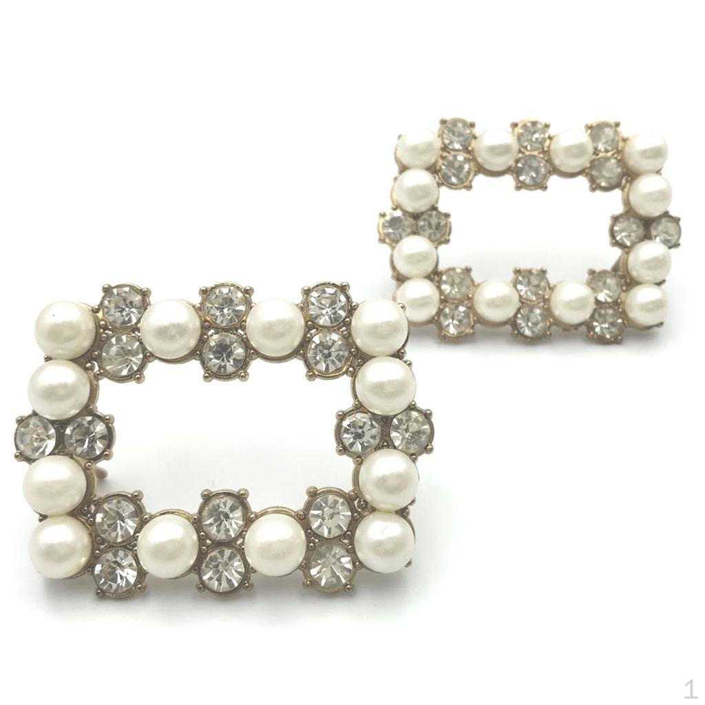 

Женские зажимы для обуви со стразами и бисером, свадебные украшения с пряжкой