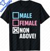 Funny Lesbian Pride Flag Not A Phase T-Shirt Personalized Clothing Short Sleeve Camisas Streetwear