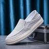 Fashion Man's Canvas Shoes Summer Lightweight Breathable Men Flats Shoes Loafers Lazy Linen Cloth Casual Walking Footwear Zapatos Hombre