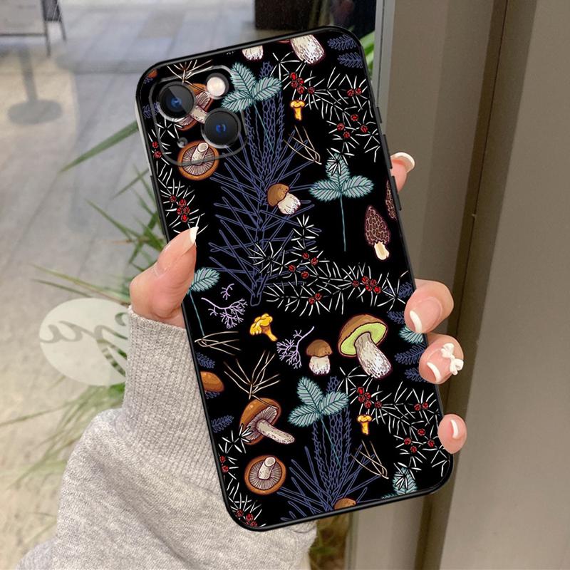 Mushroom Forest Case For iPhone 17 Pro Max 16 14 13 12 11 15 Pro Max Plus 12 13 Mini 16e 17 Air Back Cover
