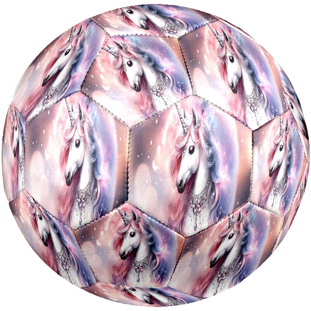 1pc Magical Unicorn Dreams Size 5 Soccer Ball Professional Match Training Football Indoor &Outdoor Sports Ball Lightweight Durable C6576