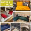 Elastic Velvet Sofa Seat Cushion Cover For Living Room Furniture Protector Removable L Shape Corner Armchair Sofa Covers