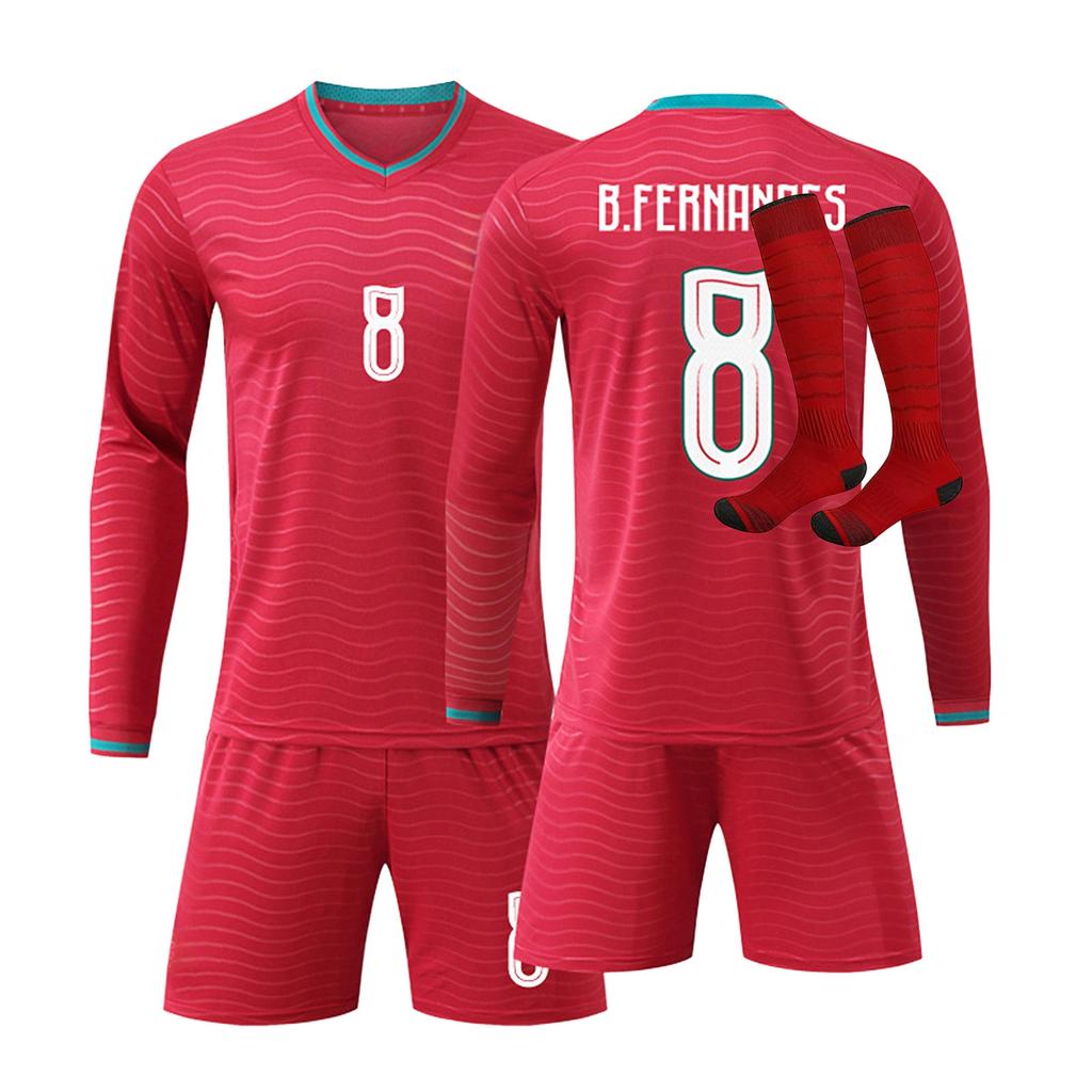 2526 Away Jerseys Sports Team Uniform Set Football Training Suit Set