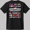 Eurovision 2026 Double-sided Country Flag Design T-Shirt - Vienna Austria Song Contest DS35
