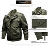 Men's Autumn/Winter Military-Style Cotton Jacket, Plus Size, Trendy Workwear 9931