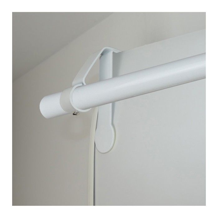 Support Barre à Rideaux Sans Perçage - Coffre Volet Roulant - Tringle Ø16-20 mm