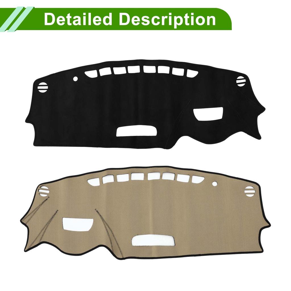 HOPESPANNER Dashboard Cover for Mazda DK5 Series Protective Suede Reduces Interior Set Drive Mat/Dash CX-3 (2016-2022) - Mat, Material,