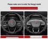 Genuine Leather Suede Carbon Fiber Steering Wheel Cover for Hongqi H5/H9/EQM5/H7/EHS9
