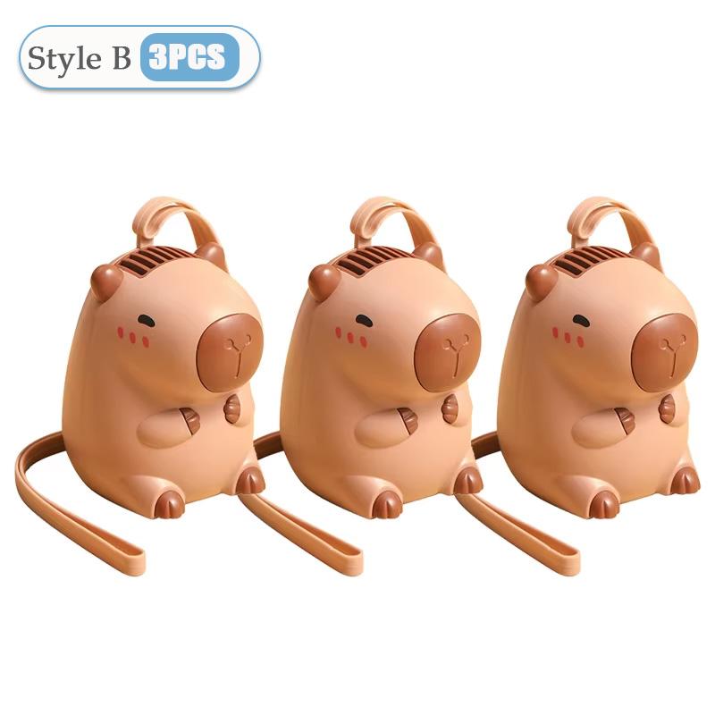 Create Cute Desktop Indoor Small Fan Hot Selling Cartoon New Practical Usb Rechargeable Handheld Fan Cool Office Gift Fan