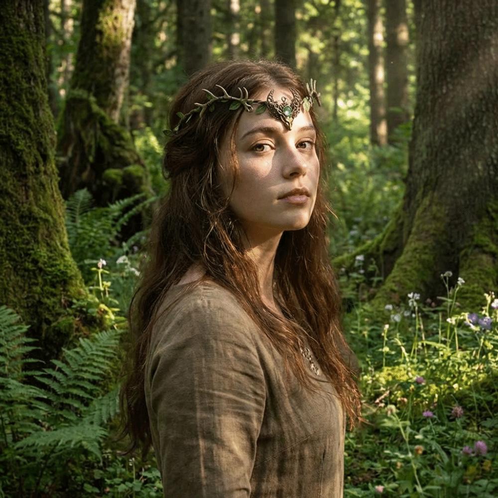 Fantasy Elven Crown Vine Fairy Headpiece Festival Elf Tiara  Costume Accessories