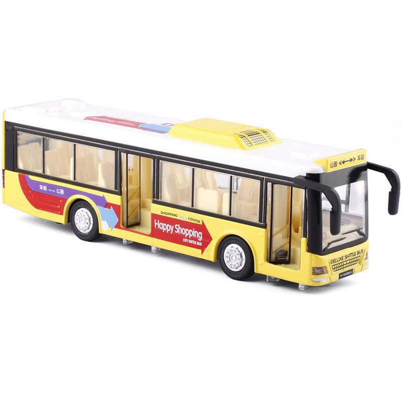 

Simulation Sightseeing City Bus Model Toy With Sound And Functions Light