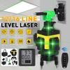 12/16 Lijn 4D Laserwaterpas Groen Licht Digitale Zelfnivellerende 360° Roterende Meetinstrument met 6000mAh Batterij
