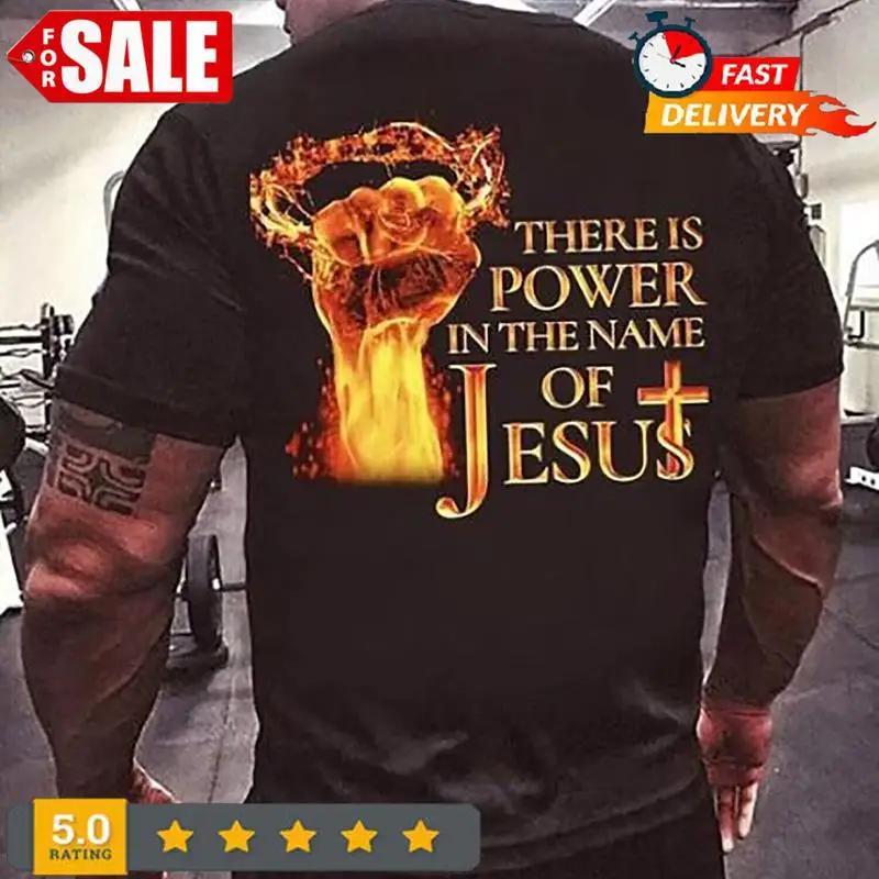 Christian T Shirt For Me Faith Power In The Name Of Jesus S 5Xl