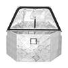 VEVOR Skrzynka na dyszel przyczepy, 660 x 330 x 305 mm Aluminiowa skrzynka narzędziowa na dyszel przyczepy, Wytrzymały organizer do przechowywania z zamkiem i kluczami