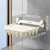 Folding Socks Drying Clips Rotating Balcony Drying Hanger Baby Clothes Drying Rack  Bathroom