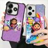 G-Gabbys Dollhouse Cartoon Plating Phone Case For Xiaomi Redmi Note 14 15 Pro Plus 13 12 11 11S 11T 10 9S 9 5G Anti-Fall Airabag