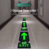 Self-Luminous Safety Exit Floor Decal