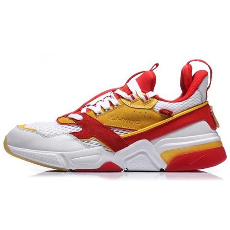 Li-Ning Paris Fashion Week 001 R-I White Yellow Red Men s AGLN227-2 EU 44⅓