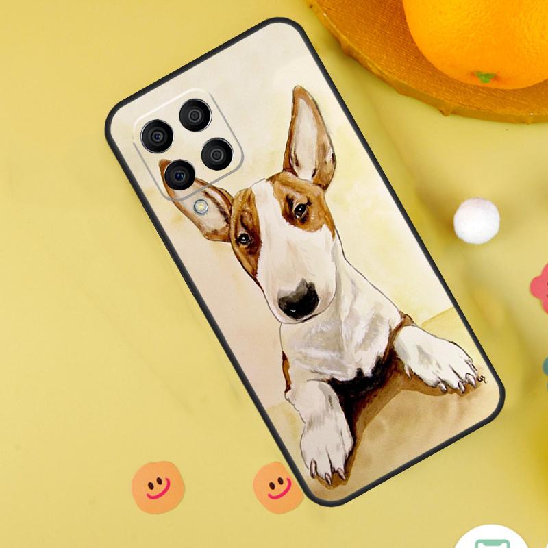Bullterrier Bull Terrier Dog Case For Samsung Galaxy M20 M35 M55 M15 M32 M16 M36 M56 M54 M23 M52 M34 M14 M11 M31 M13 M53