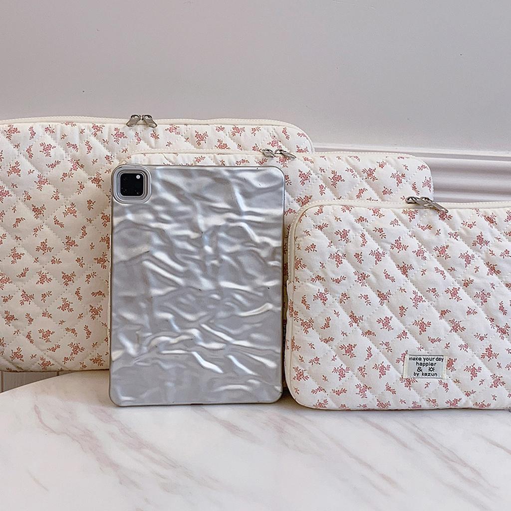 11 Inch/14 Inch/15 Inch Laptop Bag Flower Print Laptop Sleeve Quilted Laptop Carrying Case Pouch Computer Bag Tablet Storage Bag